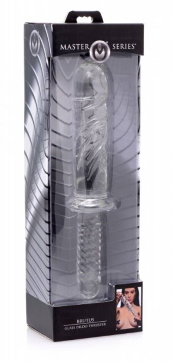 Master Series - Brutus - Glass Dildo Thruster